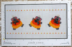 Little Memories Smocking Plate Candy Corn-y 159 LAST ONE